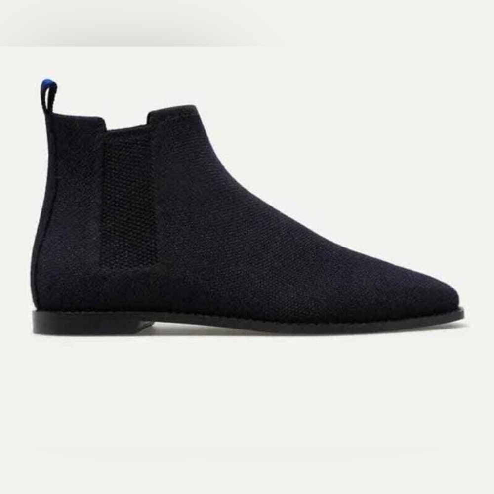 Rothy’s the Merino Onyx Black Ankle Boot Size 6.5 New without Box